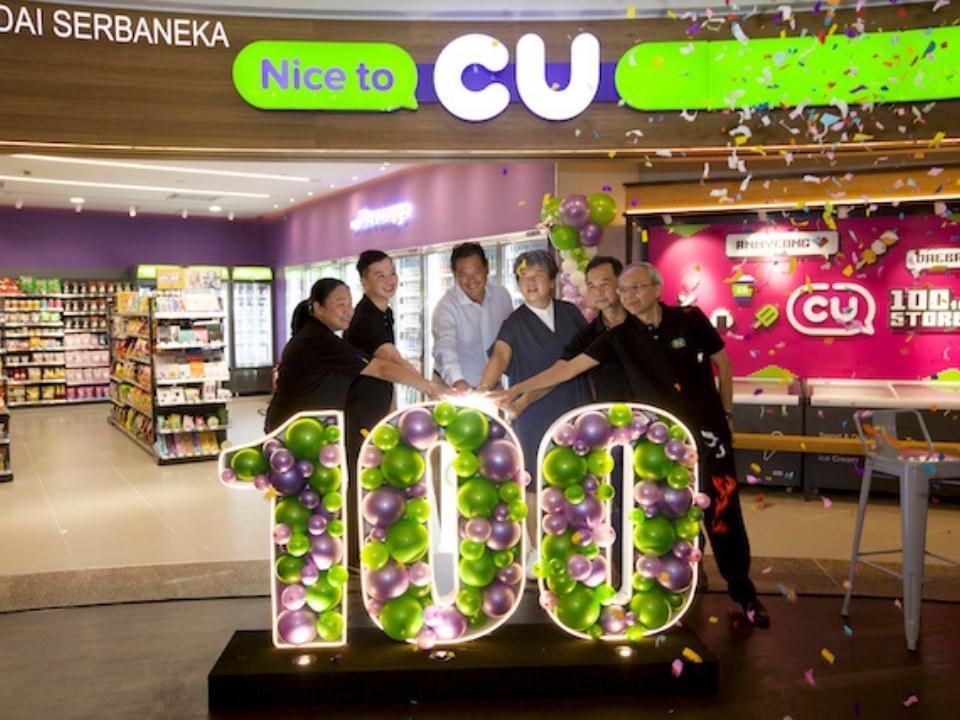 The 100th CU mart at Mid Valley