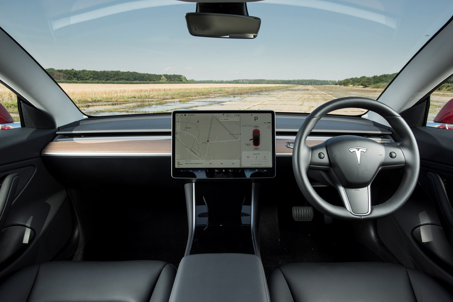 Tesla Model 3 Interior Look