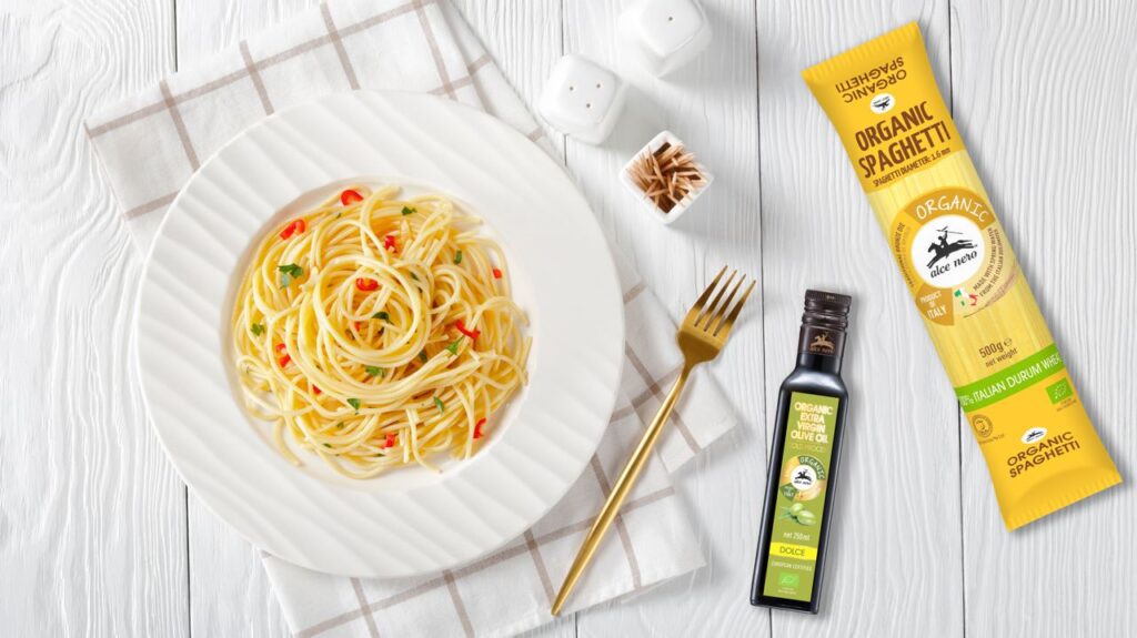 Aglio e Olio, organic alce nero condiment