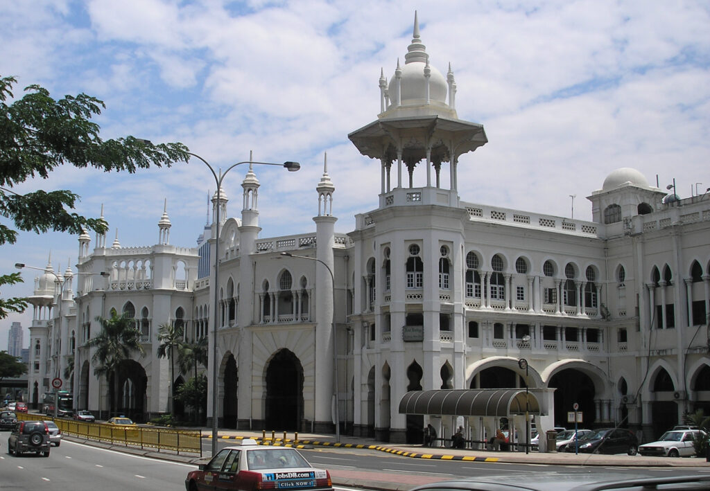 KL railway station: colonial architecture in Malaysia