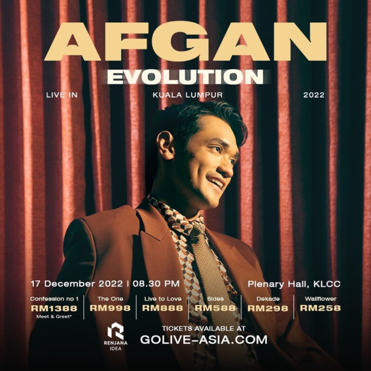 Afgan Evolution 2022 Concert this 17 December in Malaysia!