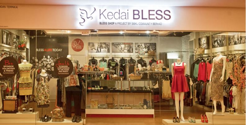 donate clothes in kuala lumpur, bless shop