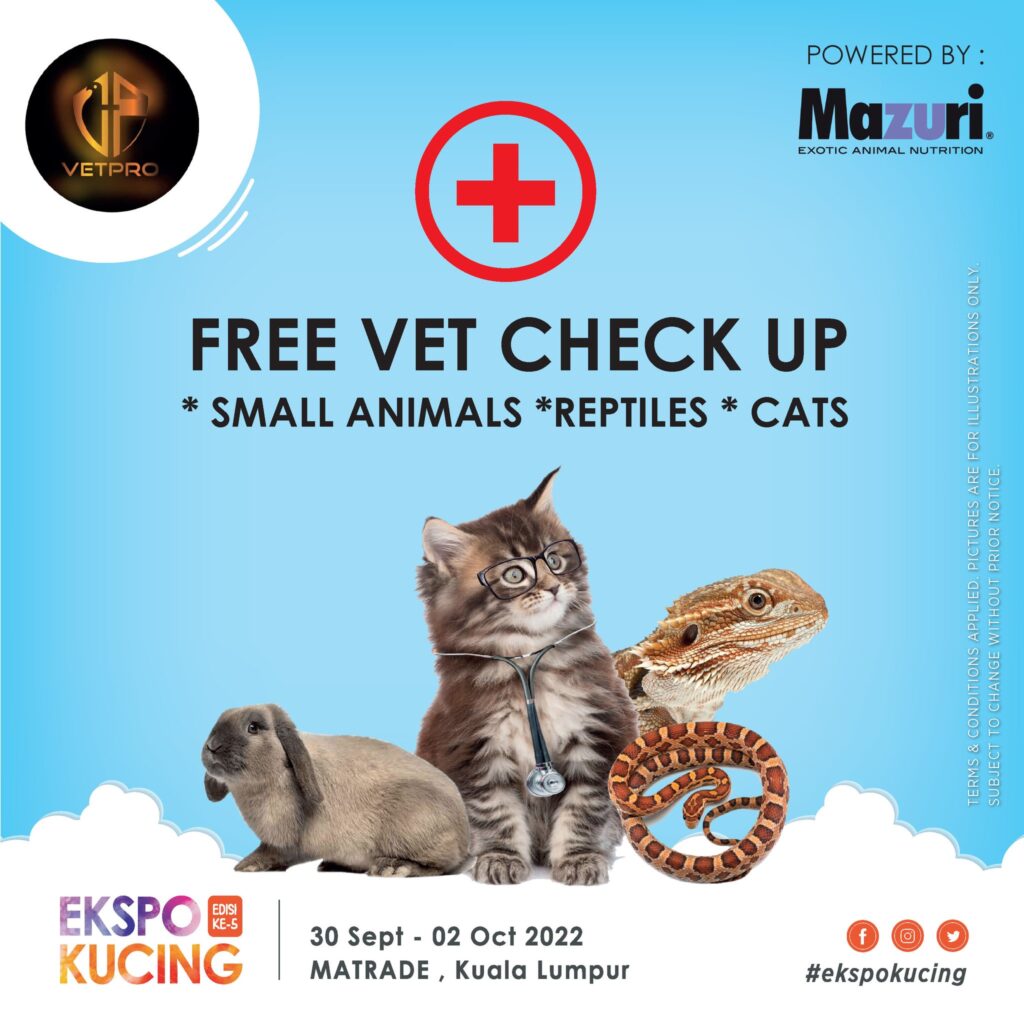 animal check-up, cat expo 2022 malaysia