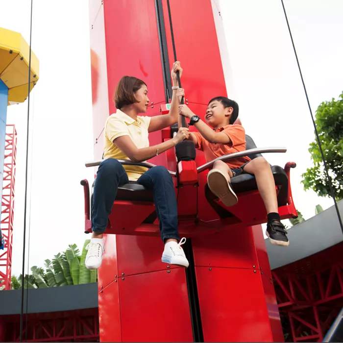 kids power tower, legoland malaysia rides