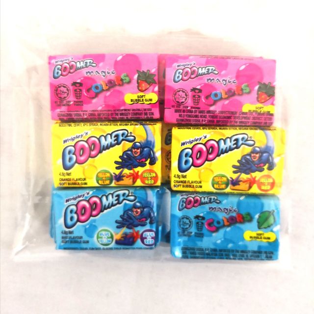 Boomer bubble gums