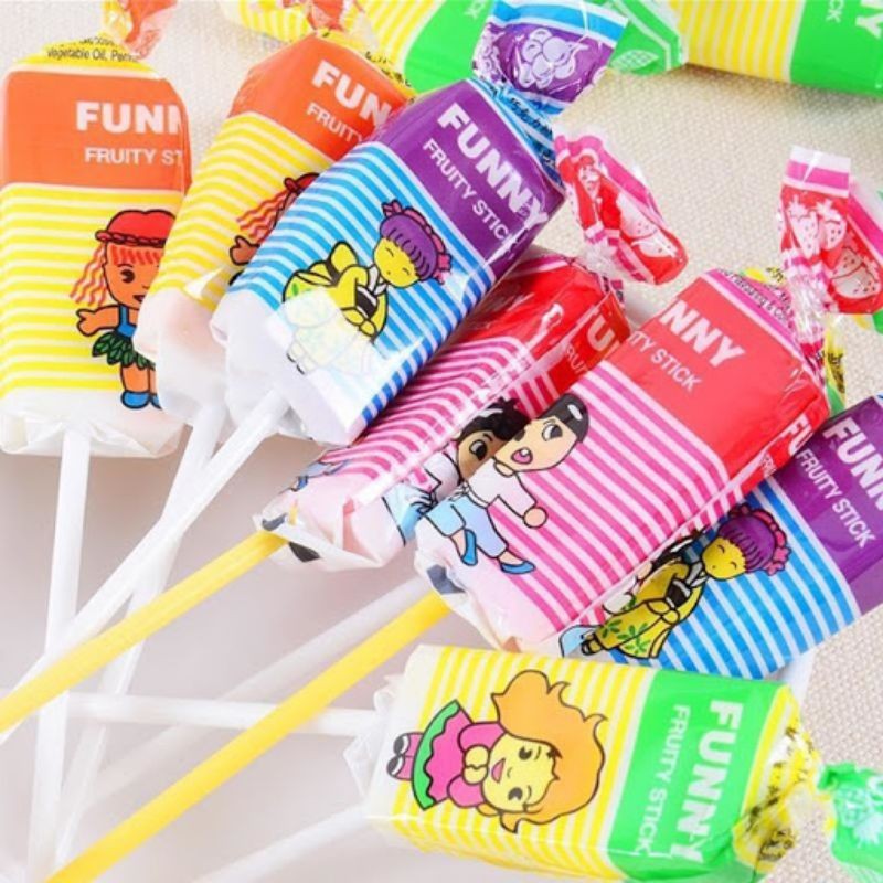 Chewy fruit stick candy
