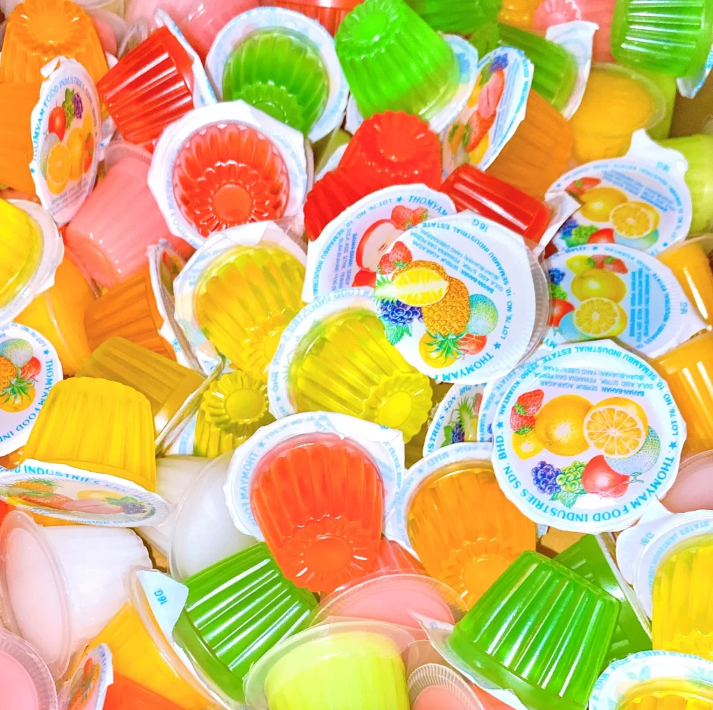 jelly cups, malaysian childhood snacks