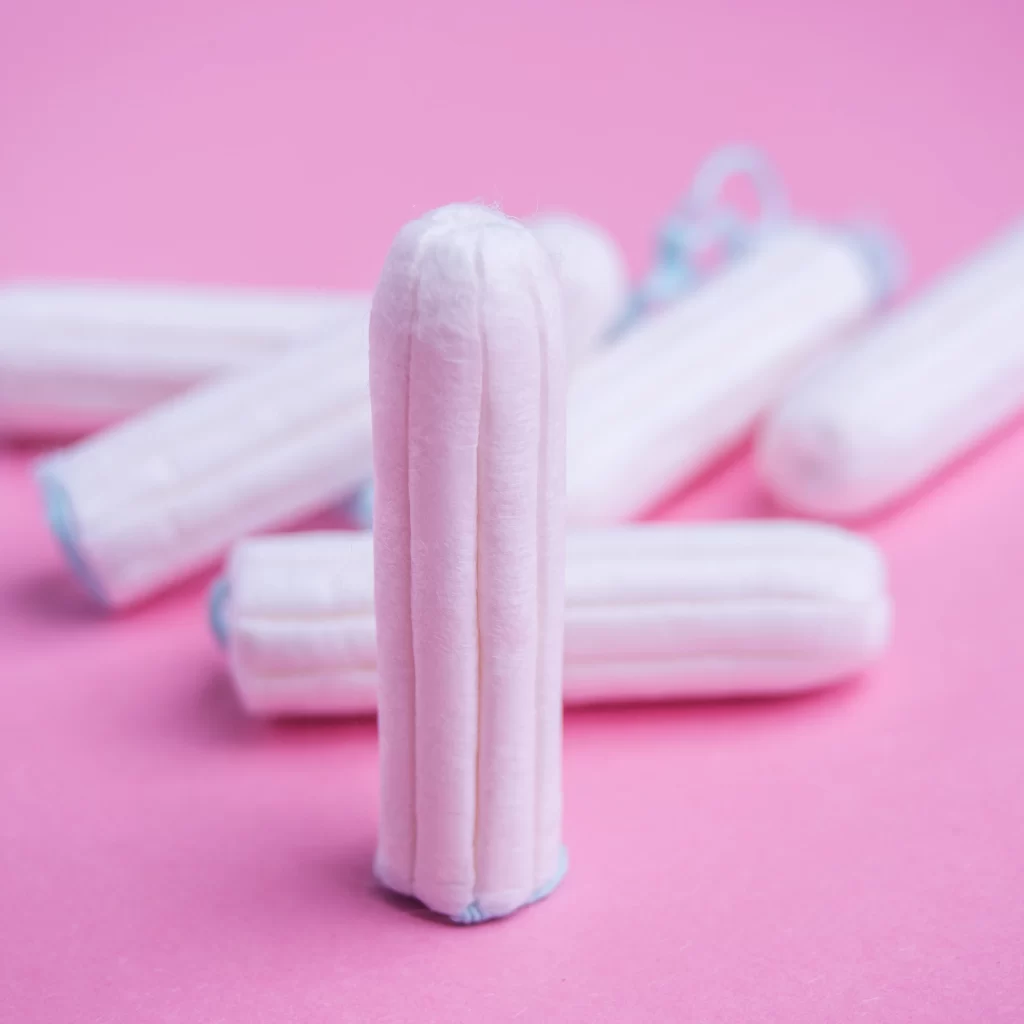 Non-applicator cotton tampon