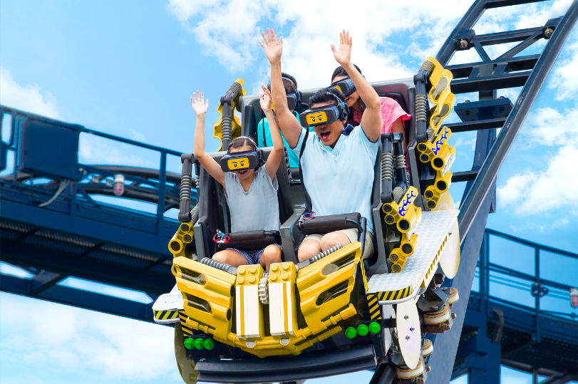 the great lego race, legoland malaysia rides