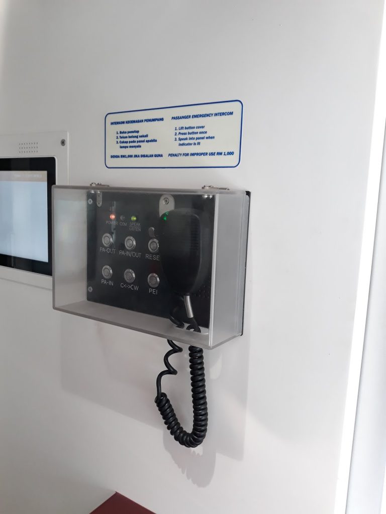 the intercom for ets business class