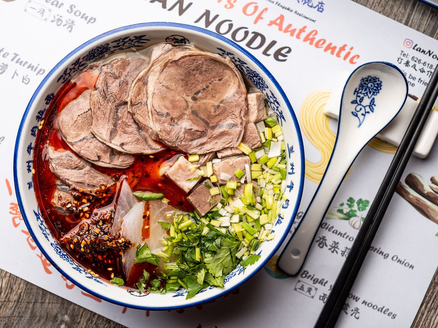 Lanzhou beef noodles is one of the best Chinese muslim foods