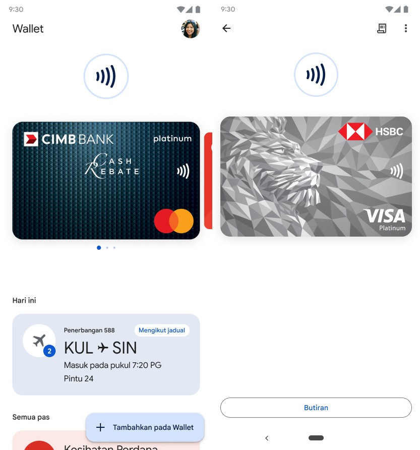adding a new card on google wallet/google pay