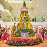 Bearbrick Christmas Tree at Intermark Mall
