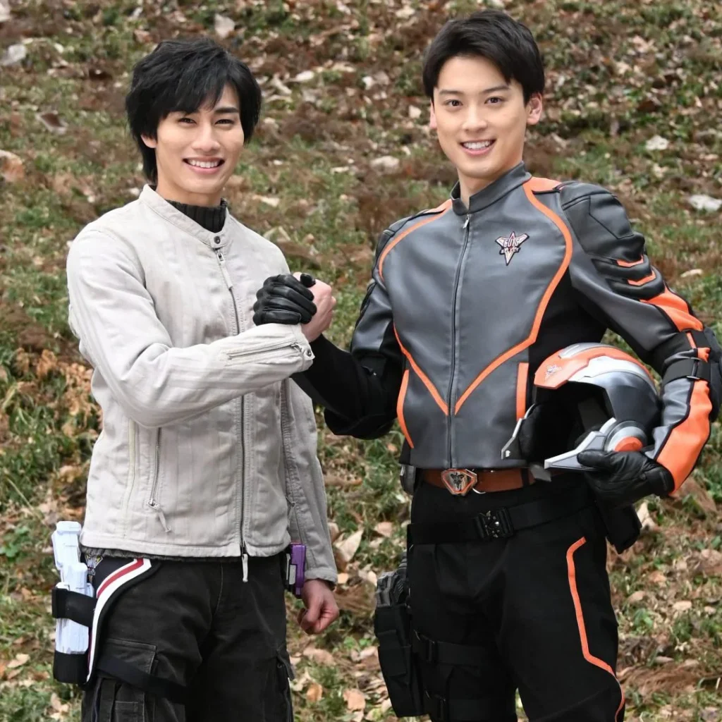 Raiga Terasaka and Hiroki Matsumoto are one of the main casts in ultraman, playing ultraman decker and ultraman trigger