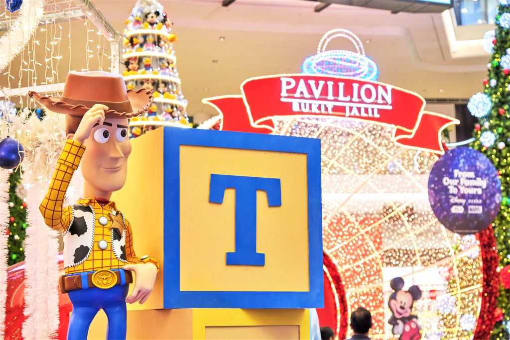 pavilion bukit jalil christmas celebration 2023 - Disney theme (Toy Story)