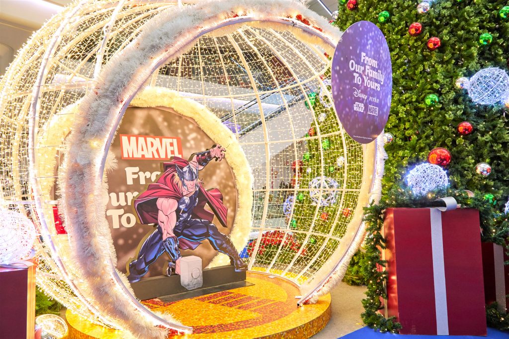 pavilion bukit jalil christmas celebration 2023 - Disney theme (Marvel)