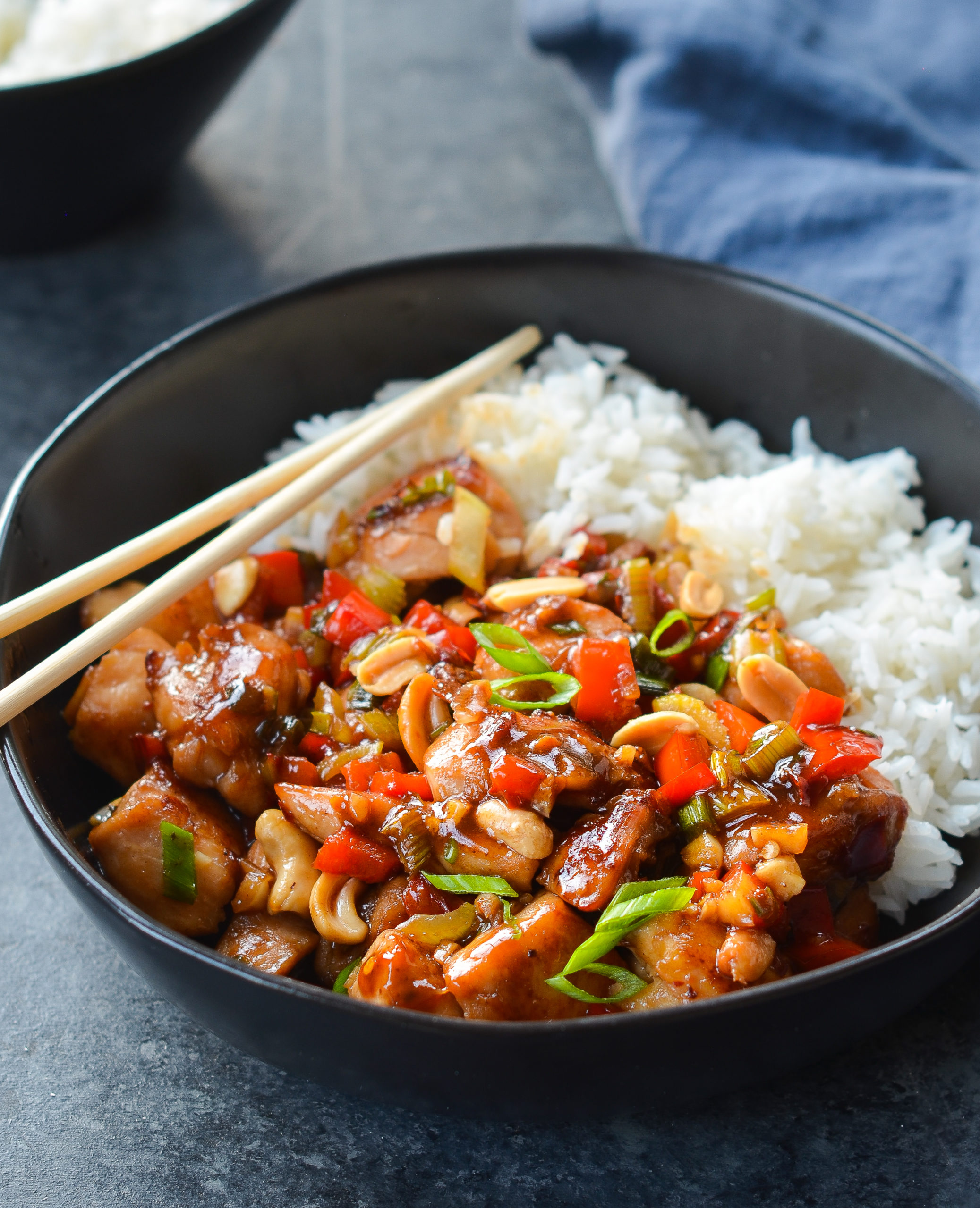 Kung Pao Chicken with rice