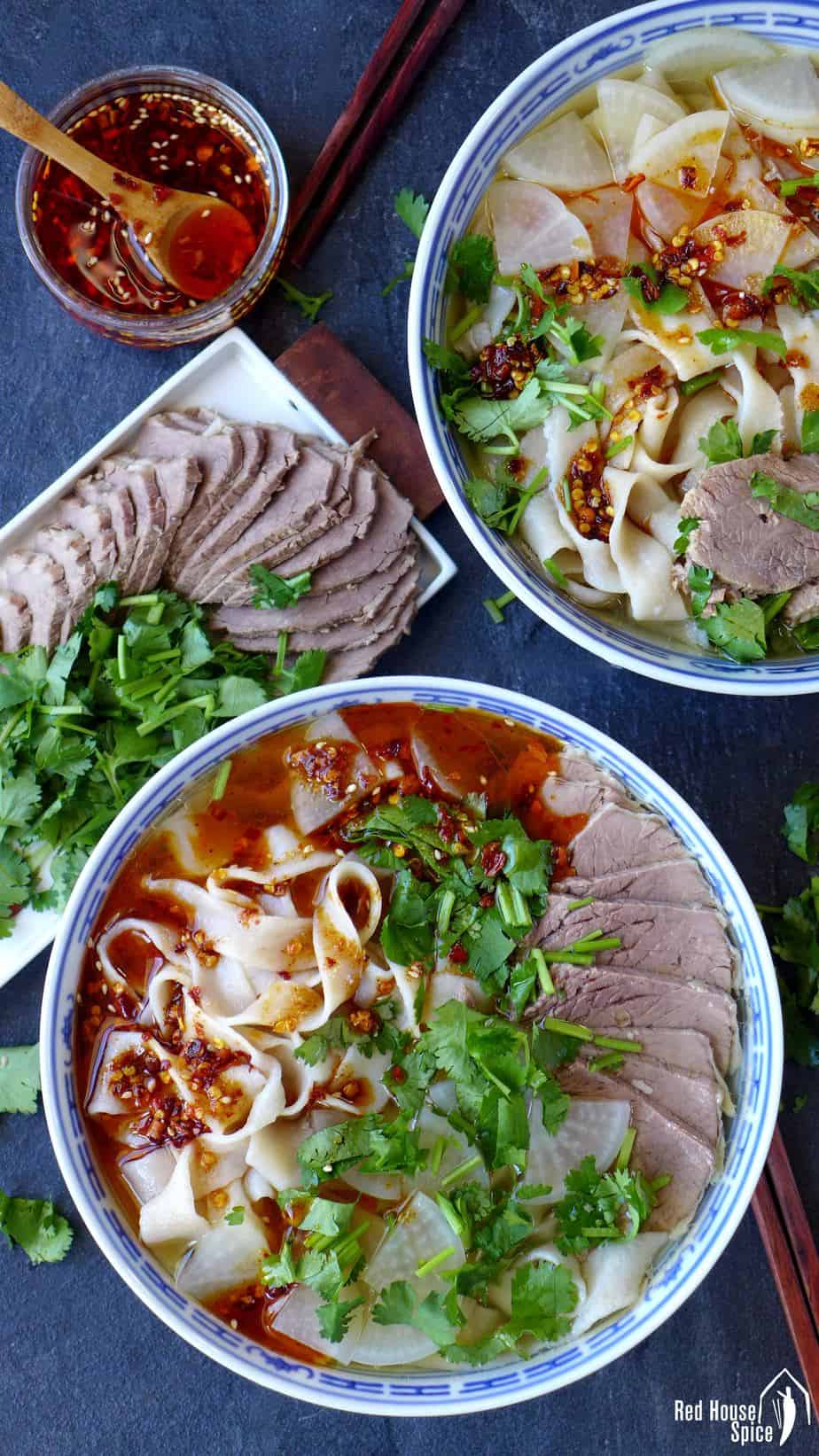 Lanzhou beef noodles is one of the best Chinese muslim foods