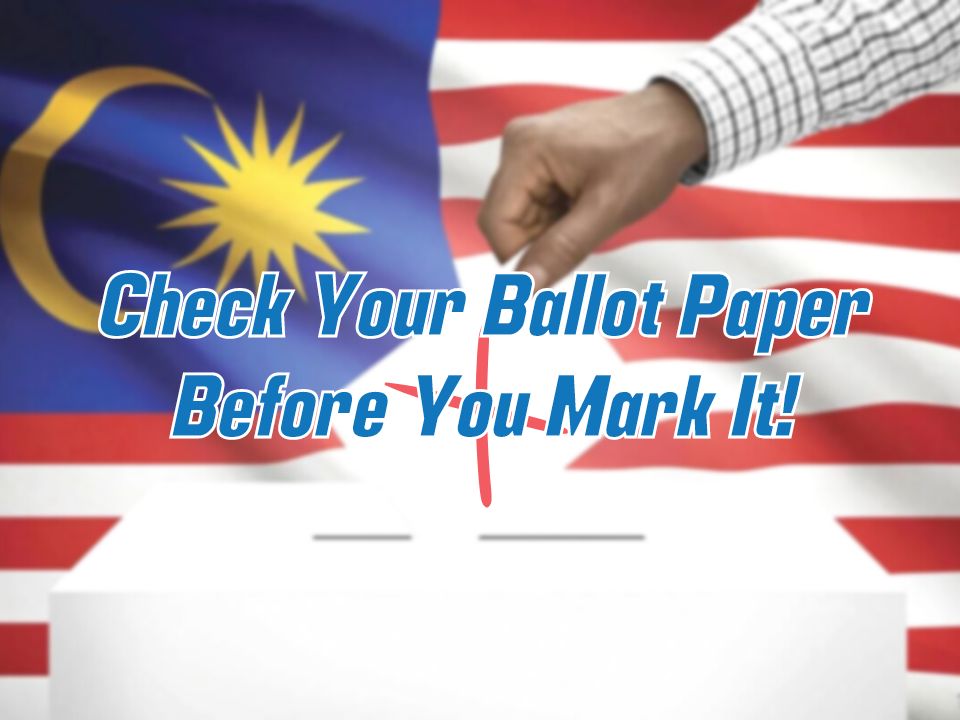 how to Mark Ballot Paper