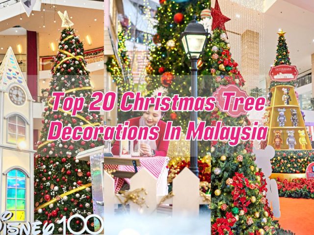 christmas trees in Malaysia malls