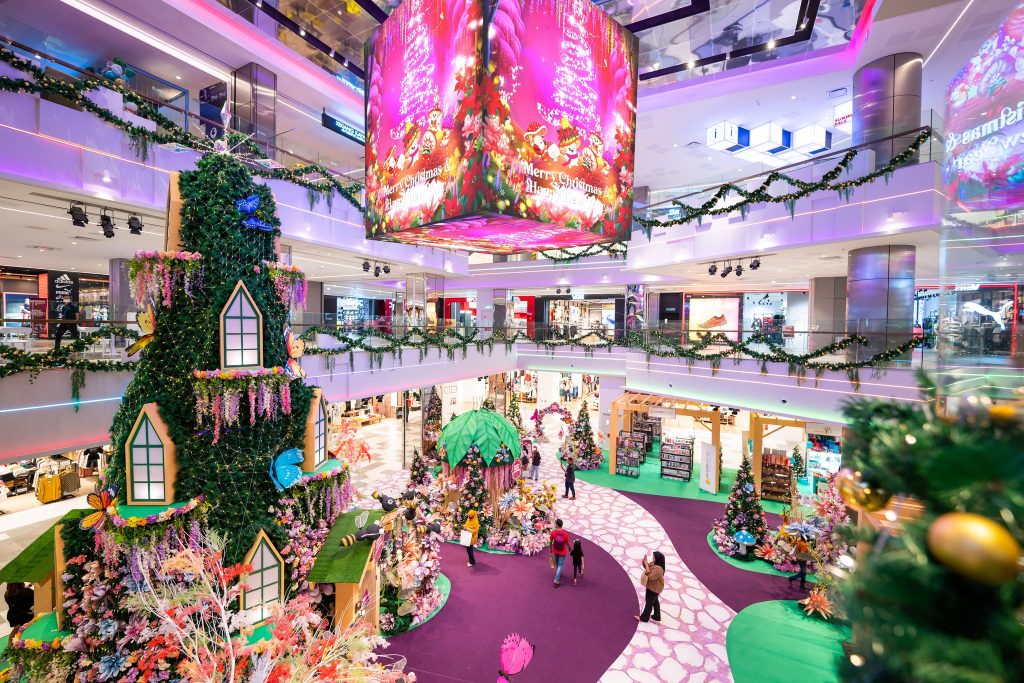 Christmas trees in Malaysia - Sunway carnival mall, Penang