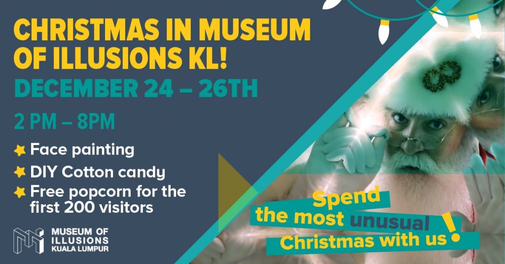 Christmas in museum  of illusion in kl