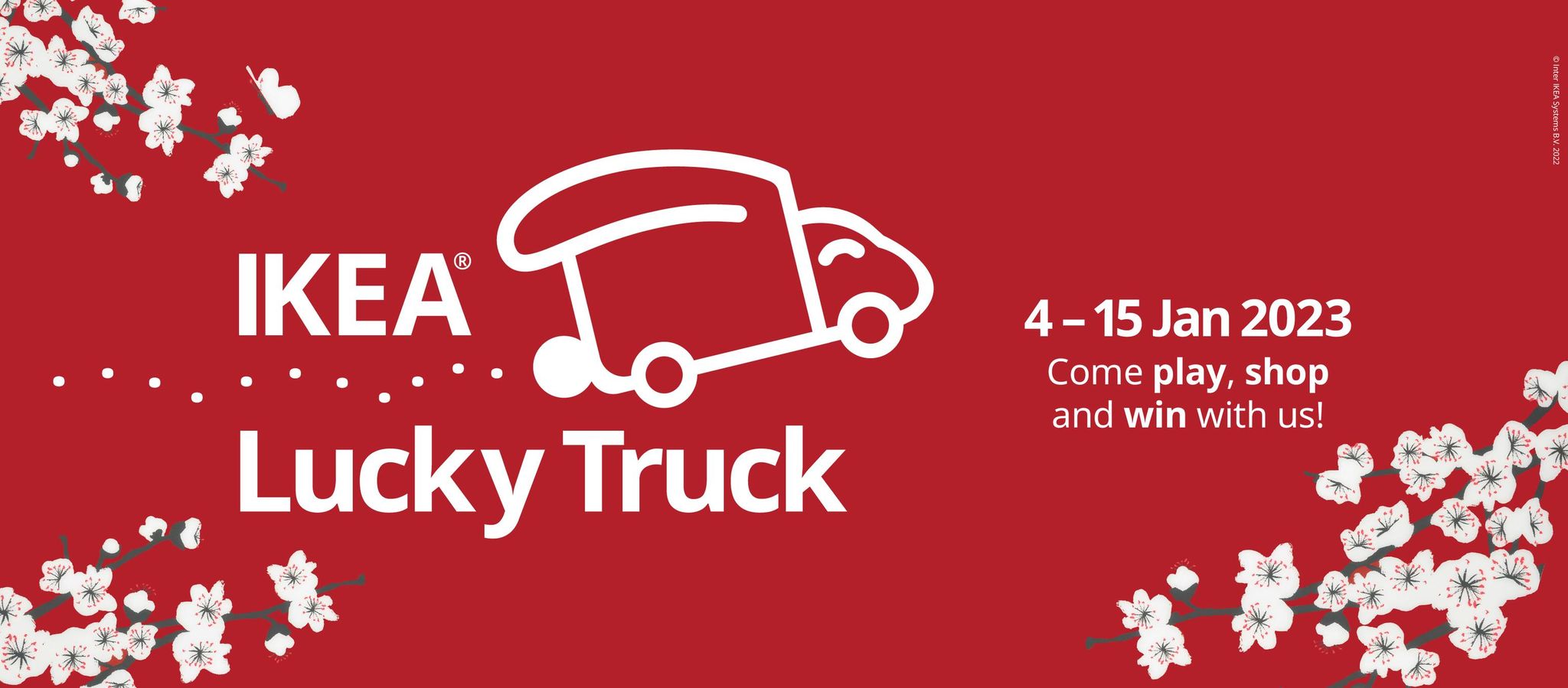 Ikea lucky truck - Chinese new year sale and promotion