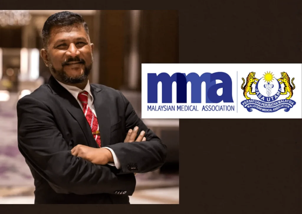 Malaysian Medical Association President Dr Muruga Raj Rajathurai