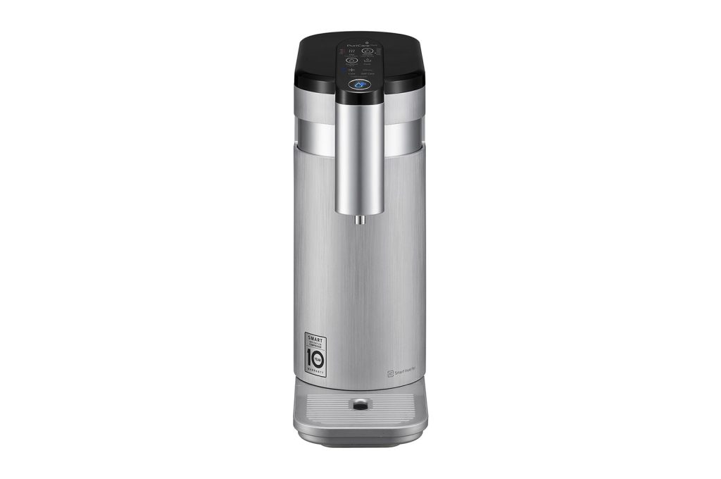 2023 smart home appliances LG PuriCare™ Self-Service Tankless Water Purifier with 4-Stage Filtration Hot/ Cold / Ambient, Silver