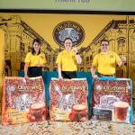 Ms. Fiona Tan (middle), General Manager of JDE Malaysia together with Mr. Raleigh Santos (right), Regional Innovation & Program Delivery Manager of JDE and Ms. Lian Zecha, Regional Marketing Manager Malaysia of JDE introduced OLDTOWN White Coffee's refreshed look and new product offerings to the public