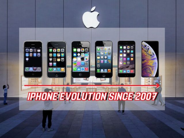 iPhone evolution since 2007