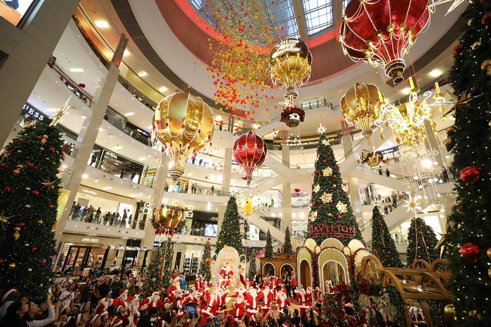 pavilion, kl - places to celebrate Christmas