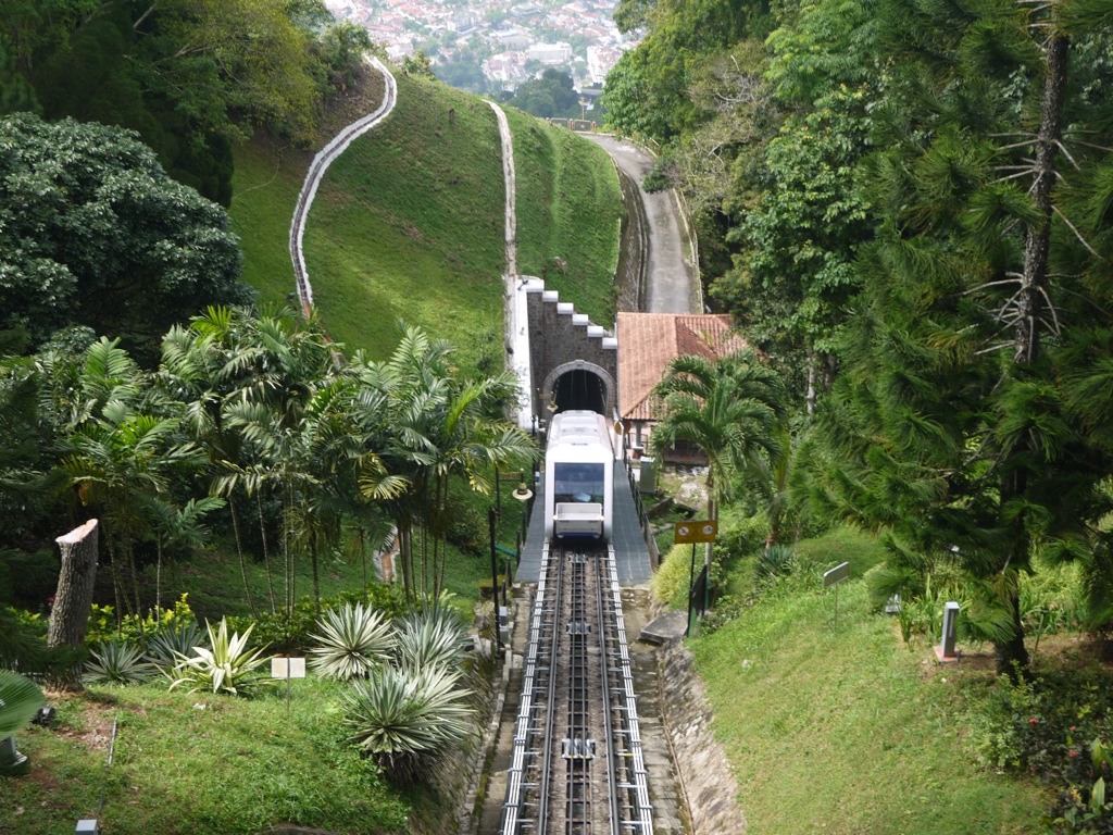 Penang Hill funicular tunnel