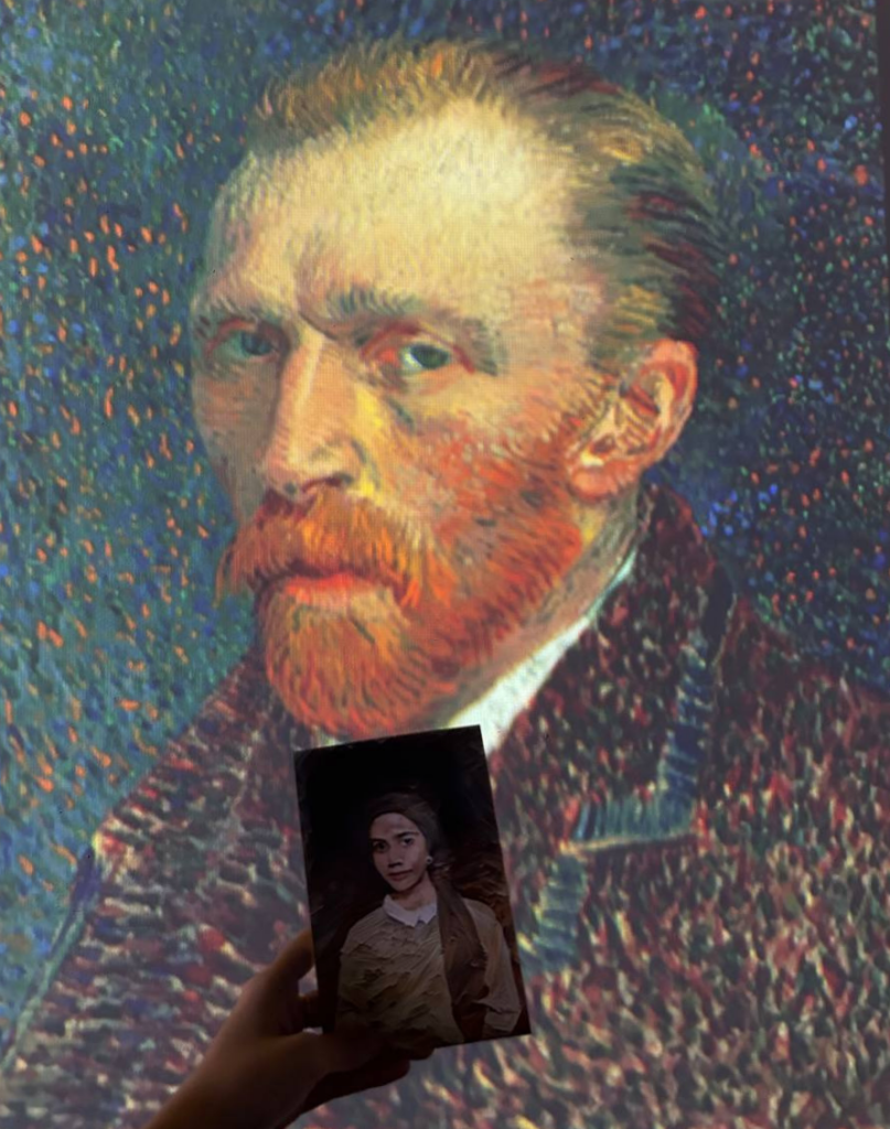 AI Self-Portrait at Van Gogh Alive In KL