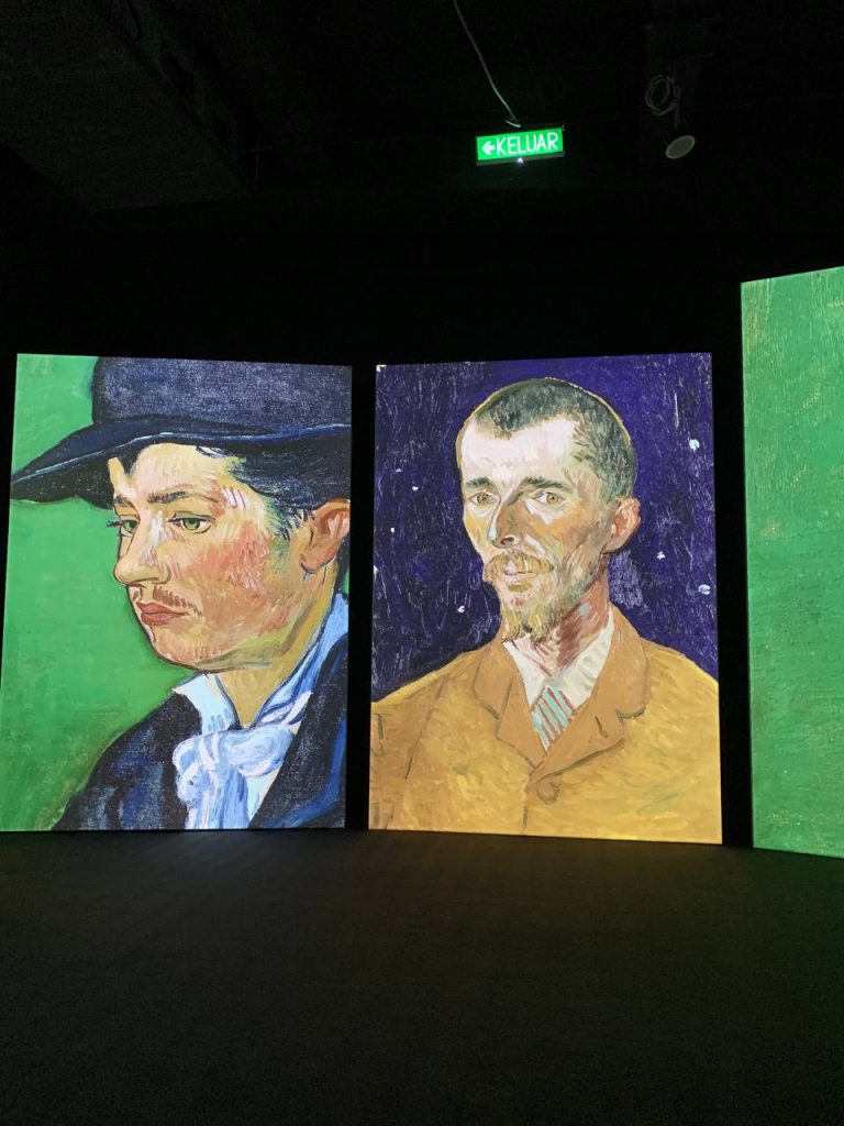 AI Artist Greeting at Van Gogh Alive