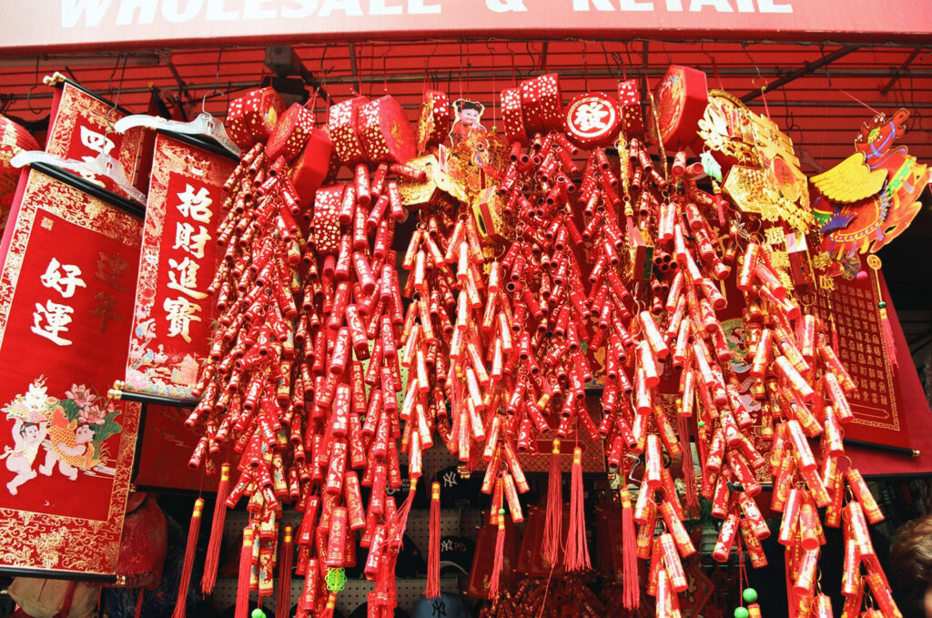 chinese new year firecrackers