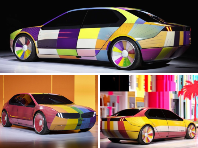bmw color changing car