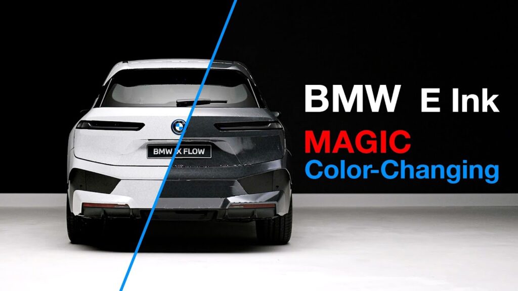 bmw color changing car