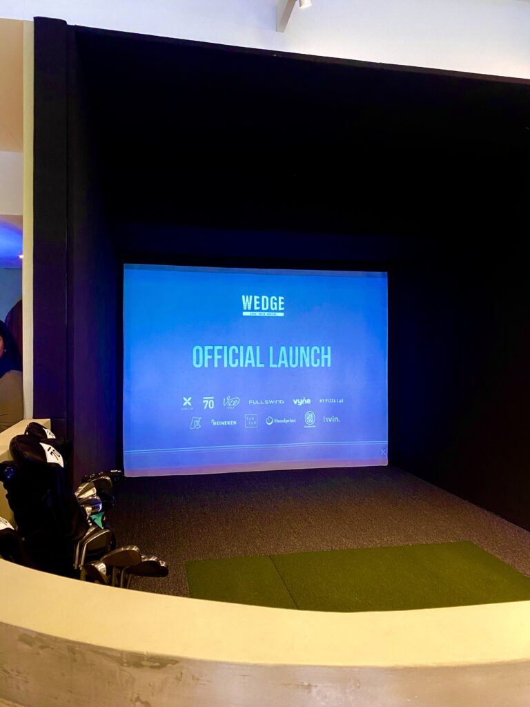 wedge golf Lounge & Bar - official launch - golf simulator Malaysia