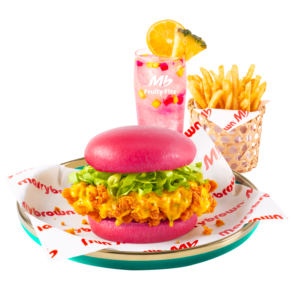 Egg-stra Ong Burger Combo