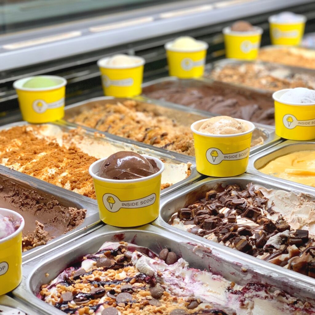 Inside Scoop ice cream/dessert