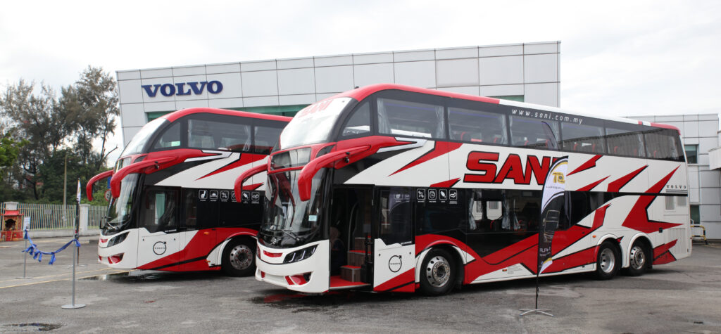 Two units of Volvo Buses B11RLE for Sani Express