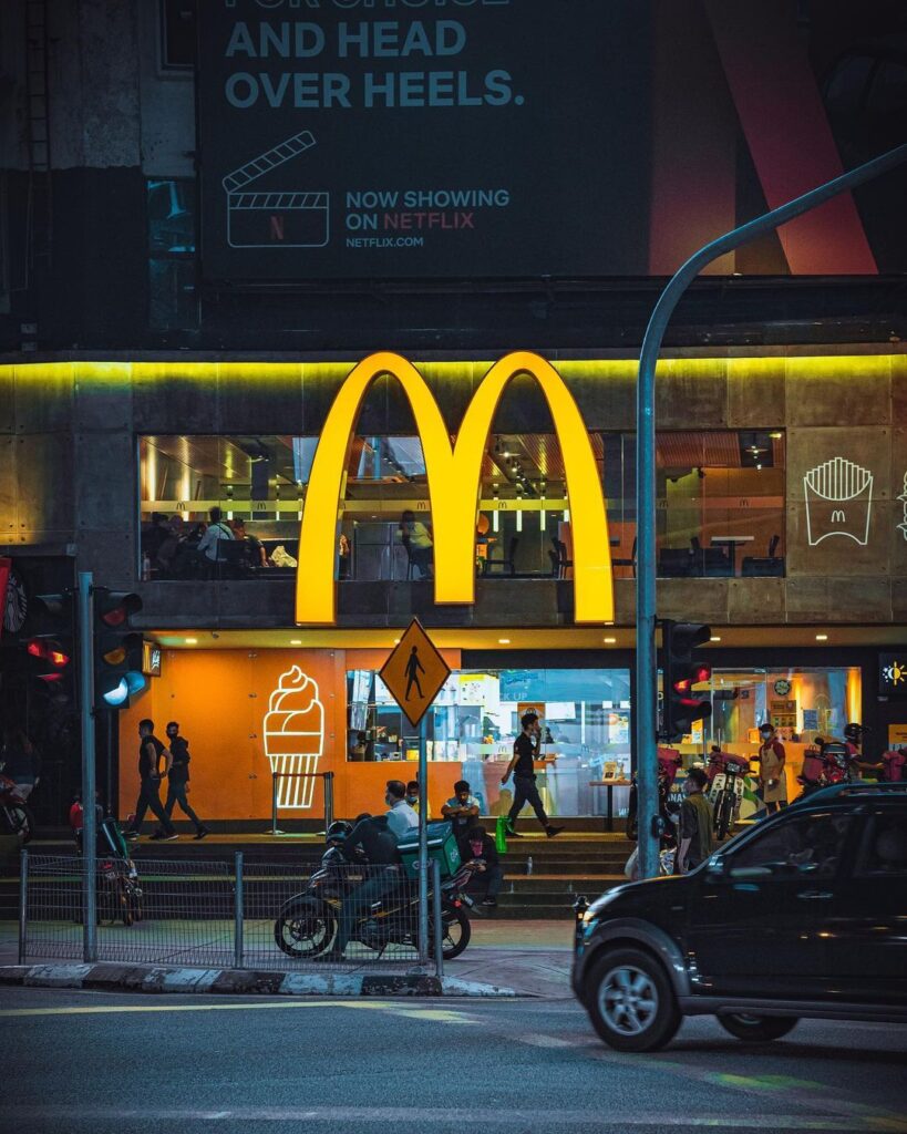 Unique mcdonalds outlet-bukit bintang 