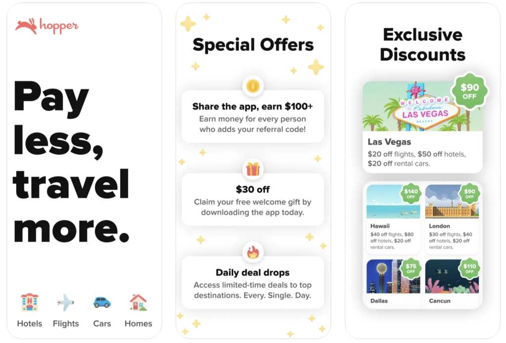Hopper Travel App