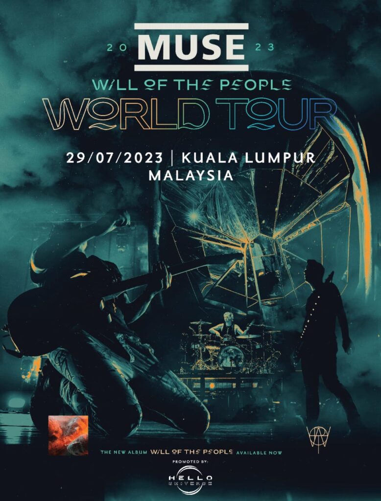  Muse: Will Of The People Tour-poster