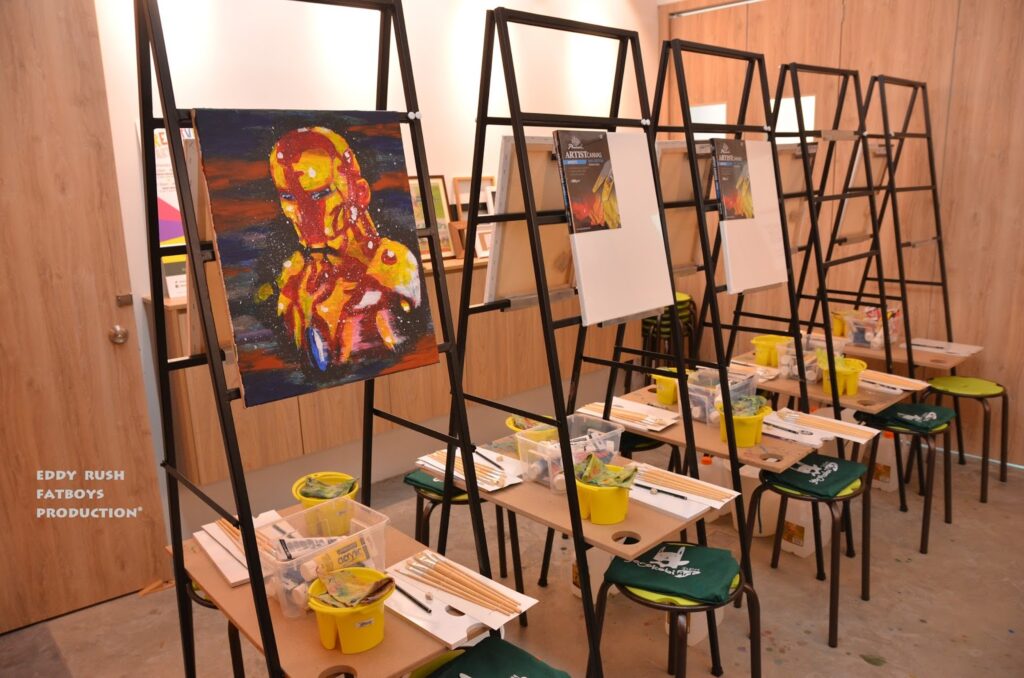 Yorokobi Art Cafe Studio art class in KL