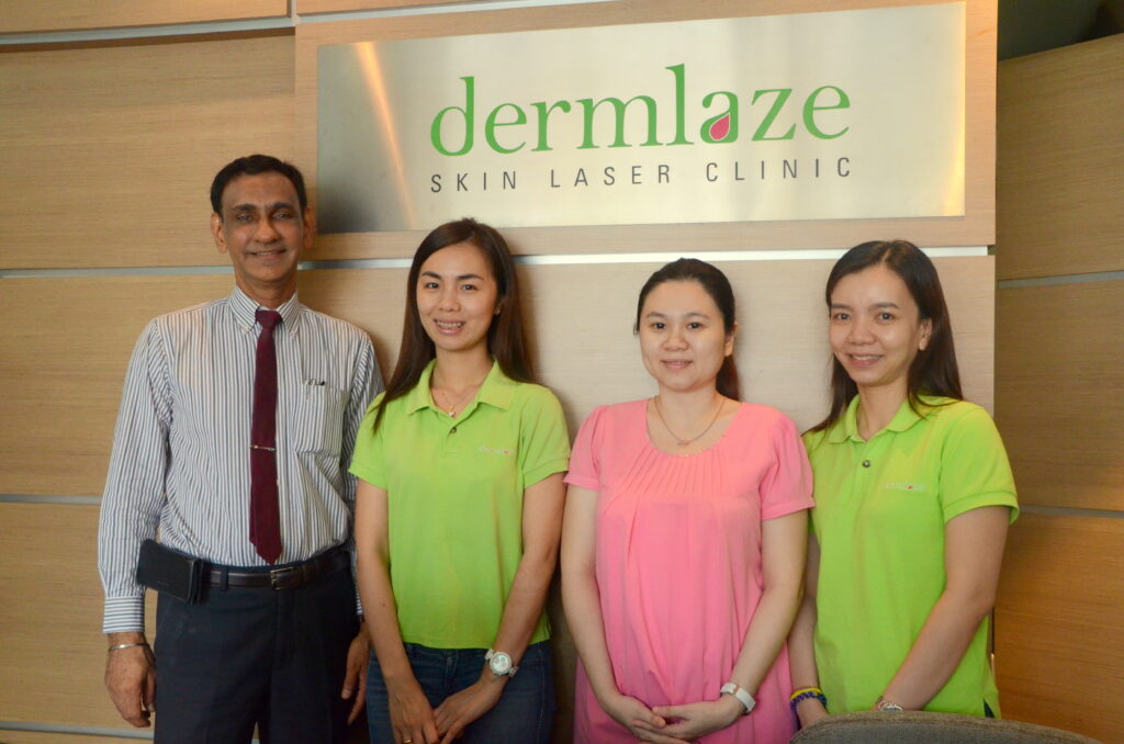 Doctor and nurses of Dermlaze Skin Laser Specialist in Damansara