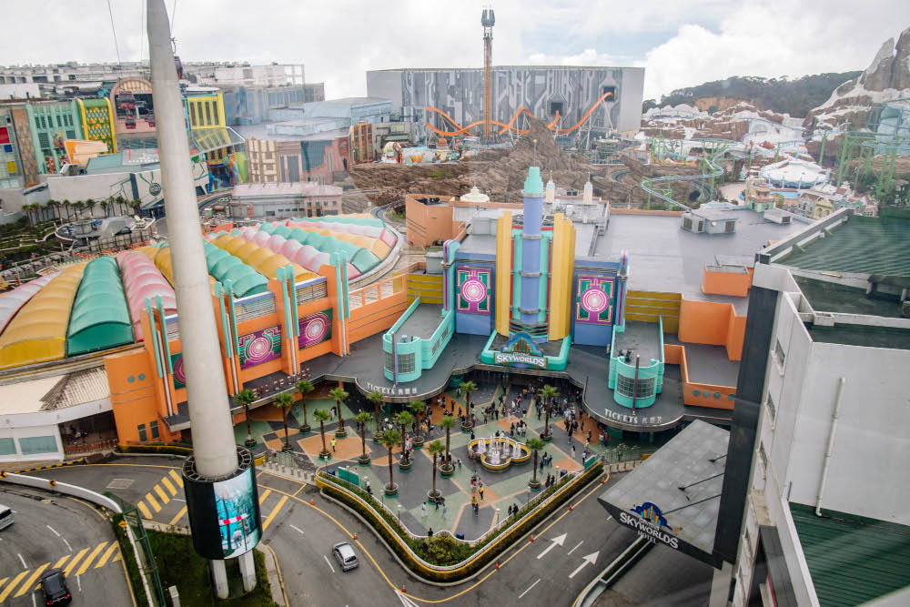 Attractions in Pahang Genting Skyworlds Themepark