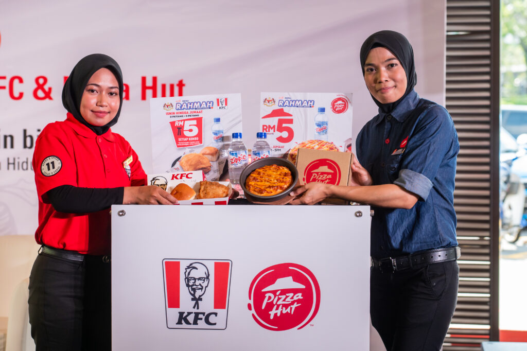 KFC and Pizza Hut Menu Rahmah Launch