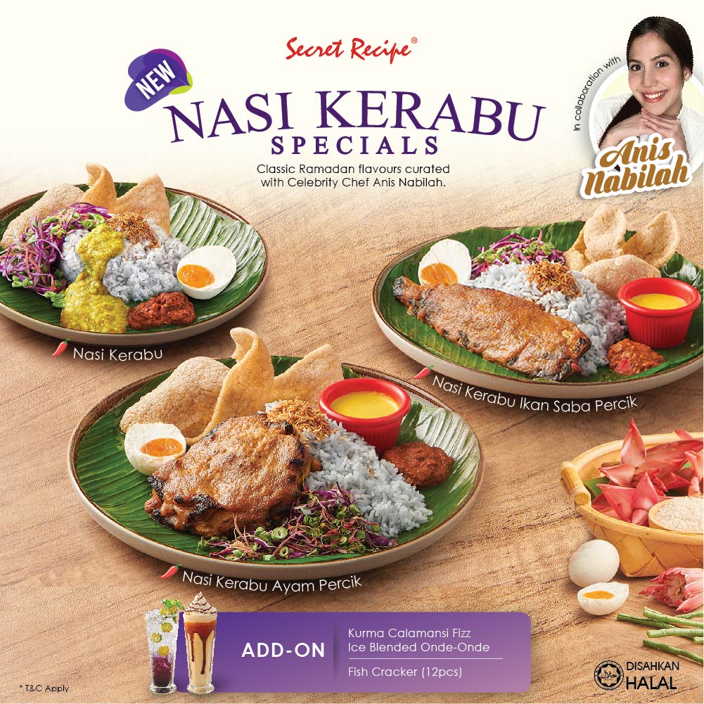 Secret Recipe's Seasonal Menu: Nasi Kerabu